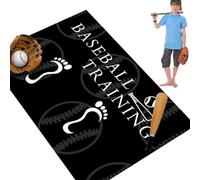 Portable Batting Cage Mat, Professional Baseball Hitting Pad, Noise Reduction Soft, Perfect For Softball Training At Home, School Practice, Beginner Use, 19.69x31.5 In