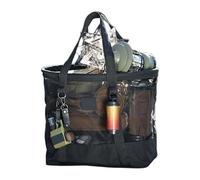 Portable Beach Bag, Travel Mesh Organizer, Quick-Dry Tote Carrier, 19.69x16.14x12.2 Inches Lightweight Mesh Storage, Ideal for Resort, Trips, Pool, Lounges, Seaside and Holidays