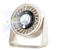 Portable Bedroom Fan, Silent Desk Cooler, Powerful Rechargeable Device, Quiet Daily Accessory, Sturdy Travel Supply, 1pc 20x16cm for Home Living Room Office Table Bed Indoor Outdoor Camping Travel