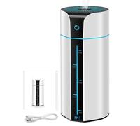 Portable Bedroom Humidifier, Usb Air Purifier Mist Maker, Large Capacity Bedroom Humidifier, Auto Shut Off Diffuser with 7 Color Led for Nursery Living Room Basement Car Rv Travel Use