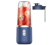 Portable Blender 400ml Juicer personal con 6 cuchillas en la licuadora GO con tapa USB Mini Copa recargable para viajes deportivos y al aire libre portátil