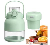 Portable Blender for Smoothies, Fresh Juice & Shakes - Personal Travel USB Rechargeable Blender Bottle, Mini Juicer Cup for Fruits, Vegetables & Ice - Cold Press Juicer & Lime Squeezer