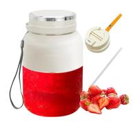 Portable Blender for Smoothies - Small Electric Juice Cup Blender | Cordless Rechargeable Personal SmoothieMaker for Travel, Gym, Home, Kitchen, Outdoor Use, Compact Juicer Bottle