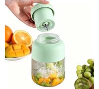 Portable Blender - Wireless Mini Blender for Smoothies & Shakes, Rechargeable Personal Juicer Cup for Travel, Gym, Office & Camping, Smoothie Maker On the Go (Green)