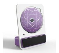 Portable Bluetooth CD Player, Player for Home Desktop, Home CD Music Player, 9° Tilt-Up Acoustic Design, Dual Connection Modes, Disc Formats CD-R, CD-RW, for Office(Purple)