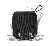 Portable Bluetooth Speaker, Wireless Mini Dual Pairing Bluetooth 5.0 Speaker, HD 360 Surround Sound and Rich Stereo Bass IPX7, Waterproof (Black)