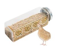 Portable Bottle Shaped Birdfeeders - Clear Bird Feeder Bottle