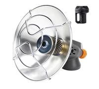 Portable Camping Heater - Backpacking Outdoor Fireplace, Small Heat, Black | Outdoor Winter Heating, Compact Design, Efficient Warmth, Prevents Cold Discomfort, Ice Fishing Gear, Patio Home Use, Metal S