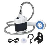 Portable Camping Shower - Handheld Electric Pet Cleaning Travel Shower, Outdoor Bathing Equipment with Water Pump and Compact Design, Ideal for Hiking Beach Picnic Home Garden Outdoor Adventures