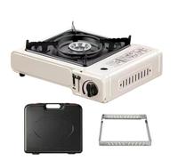Portable Camping Stove - Cassette Gas Cooking Burner, Windproof Portable Cassette Gas Stove for Outdoor Cooking, BBQ, Camping, Hiking and Picnic Use, Energy Saving Burner for Travel and Backyard