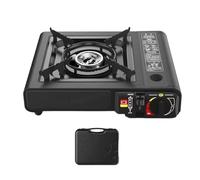 Portable Camping Stove - Portable Stove Burner, Automatic Ignition with Precise Heat Control, Survival Gear for Backpacking Outdoor Road Trip Hiking Park Fishing, Compact Lightweight Cooking Accessory