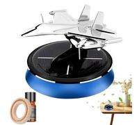 Portable Car Diffuser, Aromatic Helicopter Decoration, Solar Powered Diffuser, Rotating Car Decoration, Oil Car Diffuser, Stylish Car Interior Accessory, Eco-Friendly