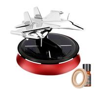 Portable Car Diffuser, Aromatic Helicopter Decoration, Solar Powered Diffuser, Rotating Car Decoration, Oil Car Diffuser, Stylish Car Interior Accessory, Eco-Friendly