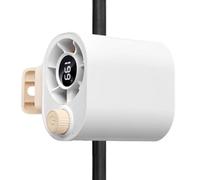 Portable Car Electric Fan - Adjustable Silent Bladeless USB Cooler, Mini Clip On Rechargeable Blower, Hands Free Waist Fan | Personal Desk Table Unit, SUV RV Van Sedan Pickup Home Travel Office