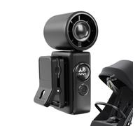 Portable Car Fan, 360 Degree Rotation Clip On Rechargeable Ventilator with LED Display for Strong Airflow Cooling, Adjustable Personal Cooling Feature, Mini Fan Category for Travel Driving Camping