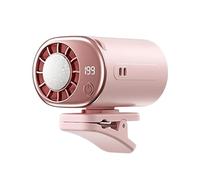 Portable Car Fan - Clip Fan Cooler | Vehicle Cooling Device, High Speed Digital Airflow Cooling System, Automotive Cabin Portable Ventilation Power Module Unit With Car RV Sedan Travel Use Commuting