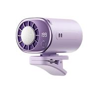 Portable Car Fan - Clip Fan Cooler | Vehicle Cooling Device, High Speed Digital Airflow Cooling System, Automotive Cabin Portable Ventilation Power Module Unit With Car RV Sedan Travel Use Commuting