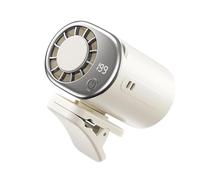 Portable Car Fan - Clip Fan Cooler | Vehicle Cooling Device, High Speed Digital Airflow Cooling System, Automotive Cabin Portable Ventilation Power Module Unit With Car RV Sedan Travel Use Commuting
