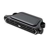 Portable Car Fan, Double Turbine Headrest Fan, 6.89in USB Powered Cooling Device, Adjustable Head Design, Vehicle Backseat Airflow for RV, Truck, SUVs, Travel Use