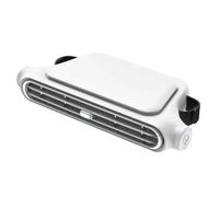 Portable Car Fan, Double Turbine Headrest Fan, 6.89in USB Powered Cooling Device, Adjustable Head Design, Vehicle Backseat Airflow for RV, Truck, SUVs, Travel Use