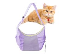 Portable Cat Bag - Large Capacity Pet Backpack | Anti-Stress Sling Bag,Breathable Single Shoulder Carrier For Cats & Small Dogs, Traveling, Cycling, Hiking