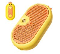 Portable Cat Brush With Steamer Function, Gentle Brush For Sensitive Cats, Water Spray Cat Grooming Brush For Freshness, For Long Short Hair Cats, Dogs, 6.6x5.4x12.7cm/2.6x2.13x5 Inch