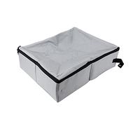 Portable Cat Litter Box | Leakproof Foldable Design for Travel | Easy Maintain Reusable Cat Toilet for Car/Hotel/Outdoor Use | Lightweight Carrier with Zipper (L)