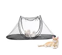 Portable Cat Playpen, Foldable Outdoor Breathable Puppy Playpen, Travel Tent Kennel Crate, Portable Kitten Enclosure for Small Animals, Sturdy Design, 47.24x24.8x19.69 Inches