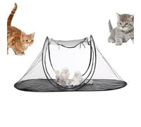 Portable Cat Playpen, Foldable Outdoor Puppy Playpen 8x19.69in Travel Puppy Tent Kennel, Easy Setup and Storage, Breathable Pet Enclosure for Small Animals