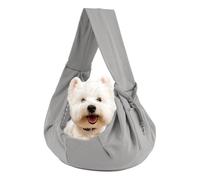 Portable Cat Sling Carrier, Reversible Cat Carrying Bag Purse, Puppy Chest Purse with Shoulder Strap and Pocket, Comfortable, Convenient Carrier for Small Dogs and Cats