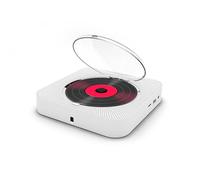Portable Cd Player Bluetooth Speaker Stereo Cd Players Led Screen Wall Mountable Cd Music Player with Ir Remote Control Fm Radio