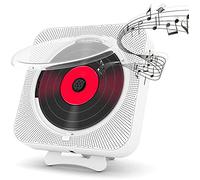 Portable Cd Player, With Bluetooth Wall, Mountable Cd Music Player, Home Audio Boombox, With Remote Control Fm Radio,Special Bracket,Can Be Given As a Gift To Family, YHNNH