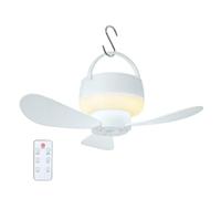 Portable Ceiling Fan Remote Control with Light 1800mah USB Rechargeable