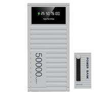 Portable Charger Bank | 50000mAh Capacity 66W Fast Charging Charger | Portable Phone Charging Station Multifunctional Energy Bank with LED Display for Hiking Camping Outdoor