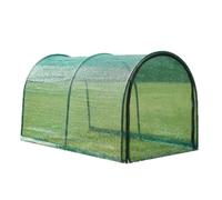 Portable Chicken Coop - 240.16 Inches, Foldable Tunnel, Steel Frame