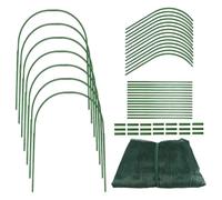 Portable Chicken Coop - 240.16 Inches, Foldable Tunnel, Steel Frame