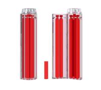 Portable Cigarette Rolling Tool, Easy-to-use Manual Transparent Cigarette Roller For Standard Size Cigarettes(Red)