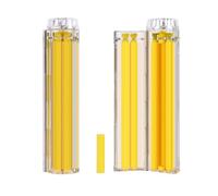 Portable Cigarette Rolling Tool, Easy-to-use Manual Transparent Cigarette Roller For Standard Size Cigarettes(Yellow)
