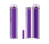 Portable Cigarette Rolling Tool, Easy-to-use Manual Transparent Cigarette Roller For Standard Size Cigarettes(Purple)