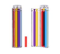 Portable Cigarette Rolling Tool, Easy-to-use Manual Transparent Cigarette Roller For Standard Size Cigarettes(Multi-colored)