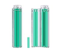 Portable Cigarette Rolling Tool, Easy-to-use Manual Transparent Cigarette Roller For Standard Size Cigarettes(Green)