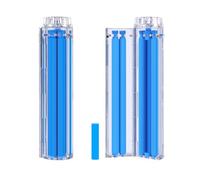 Portable Cigarette Rolling Tool, Easy-to-use Manual Transparent Cigarette Roller For Standard Size Cigarettes(Blue)