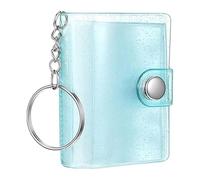Portable Clear Holder - Photo Keychain Album, Minie 24-Pocket Photo Binder, Small Keepsake Organizer | Kids Adults Men Women Birthday Wedding School Backpack Memory Durable Convenient Easy Use Gift