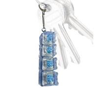 Portable Clicker Toy - Light Up Fidget Device | 15x7cm Mechanical Button for, ABS Desktop Push Button with Glow Lights, Handheld Gadget for Kids Teens Adults Study Travel Fun