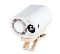 Portable Clip Fan, Rechargeable Cooling Fan, Digital Display Device, Adjustable Speed Airflow System, Hands Free Ventilation Solution for Stroller Cycling Traveling Fishing Road Trip Beach Outdoor Use