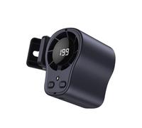 Portable Clip On Fan - ABS 1500mAh 360 grados Rotating | USB recargable Personal Cooling Fan with LED Display | Small Car Vent Desk Fans for Truck SUV Office Camping Travel Outdoor Use