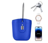 Portable Combination Lock Safe Box, Waterproof Storage Case for Travel and Beach, Secure 2l Container for Keys, Wallet, Phone, Personal Items, or Small Valuables, 1 Piece