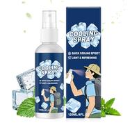 Portable Cooling Spray, Skin Care Mist, 120ml Tube with Active Build, Long Lasting Aid Supply with, Outdoor Comfort Helper, Seasonal Transition for Men Women Summer Heat Daily Use
