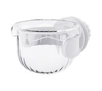 Portable cuenco a prueba de fugas para el exterior - Bird Bowl Cage | Ex evitar loro alimentarse con la forma de transporte aras paraso