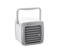 Portable Desk Fan, 3 Speed Cooling Fans, Mini Air Cooler with Humidifier, Table Fan for Bedroom Kitchen RV Camping Indoor Outdoor Use